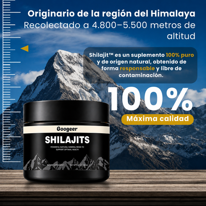 Shilajit Resina Natural | Seleccionada bajo estrictos controles de calidad
